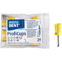 Omni ProfiCups Packung 24 darab, gelb, hart