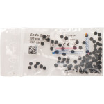 Endo stops, (3,5 x 1 mm), fekete, Szilikon, 100 darab