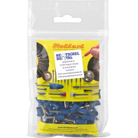 SMART Line Gummipolierer, polírozó, kék, kemény, 100 darab