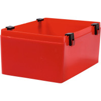 Labor-Container, 1 darab, Container Unterteil piros, Größe 2