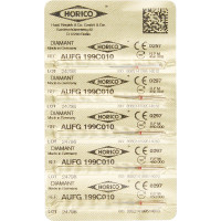 Diamant AuFG 199, gyémántcsiszoló, piros, ISO 010, 5 darab