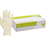 smart Latexhandschuhe Premium PF - 100 darabos csomag, púdermentes, M - 110957