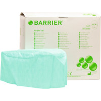 BARRIER® OP-Haube Elast - Packung 150 Stück grün
