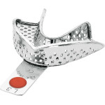 PERMA-LOCK Abformlöffel - 1 db, alsó S, perforált, piros, 2804-L3 - 2804-L3