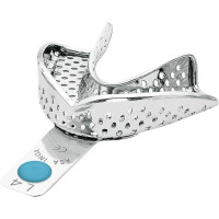 PERMA-LOCK Abformlöffel - 1 db, alsó M, perforált, türkiz, 2804-L4 - 2804-L4