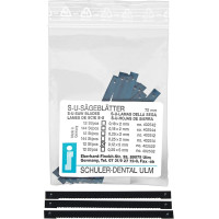 Sägeblätter Packung 12 darab, 0,12 x 5 x 75 mm
