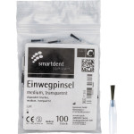 smart Einwegpinsel - 100 darabos csomag, , Haar fekete, mittel - 111352