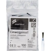 smart Einwegpinsel - 100 darabos csomag, , Haar fekete, mittel - 111352