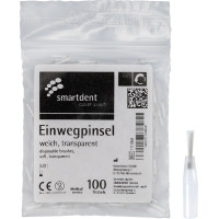 smart Einwegpinsel - 100 darabos csomag, , Haar fehér, puha - 111354