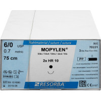 MOPYLEN® - 36 darabos csomag, , kék, 75 cm, HR 10, USP 6/0 - 70231
