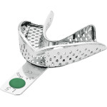 PERMA-LOCK Abformlöffel - 1 db, alsó L, perforált, zöld, 2804-L5 - 2804-L5