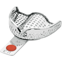 PERMA-LOCK Abformlöffel - 1 db, felső S, perforált, piros, 2804-U3 - 2804-U3