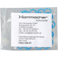 Farbringe - zacskó 48 db kék - HSG 329-01 Farbringe - zacskó 48 db kék - HSG 329-01