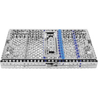 IMS Container Kassette - 1 db, für 12 Instrumente, kék - IMECC128