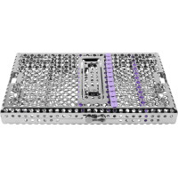 IMS Container Kassette - 1 db, für 12 Instrumente, lila - IMECC124