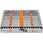 IMS Infinity Kassetten - 1 db, 1/2 DIN für 10 Instrumente narancssárga - IME12DIN13