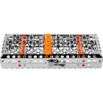 IMS Infinity Kassetten - 1 db, 1/4 DIN für 5 Instrumente narancssárga - IME14DIN53