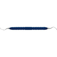 Ti Küretten nach Columbia - 1 db, Figur 4R/4L, Oberkiefer, Unterkiefer, Prämolaren, Molaren, Titanspitzen, kék - 3302-04TI Ti Küretten nach Columbia - 1 db, Figur 4R/4L, Oberkiefer, Unterkiefer, Prämolaren, Molaren, Titanspitzen, kék - 3302-04TI