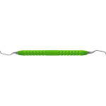 Ti Küretten nach Langer - 1 db, Figur 3/4, Oberkiefer, Prämolaren, Molaren, Titanspitzen, zöld - 3303-03TI Ti Küretten nach Langer - 1 db, Figur 3/4, Oberkiefer, Prämolaren, Molaren, Titanspitzen, zöld - 3303-03TI