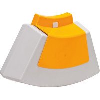 Bobby, 1 darab, hellgrau, Clip gelb