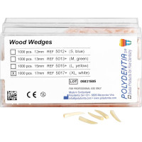 Interdentalkeile Ahornholz - csomag 1.000 db fehér, 17 mm - 5017PLUS Interdentalkeile Ahornholz - csomag 1.000 db fehér, 17 mm - 5017PLUS