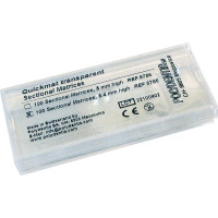 Quickmat DELUXE - utántöltő csomag 100 Teilmatrizen átlátszó, bombiert, Molar - 5766