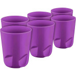 Mehrweg Mundspülbecher - 6 darabos csomag, lila - 31400007 Mehrweg Mundspülbecher - 6 darabos csomag, lila - 31400007