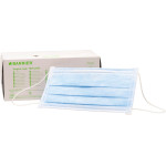 BARRIER® OP-Maske Standard - 50 darabos csomag, kék, mit Ohrschlaufen, geringer Atemwiderstand, Basic - 42270