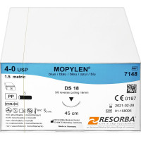 MOPYLEN® - 36 darabos csomag, , kék, 45 cm, DS 18, USP 4/0 - 7148
