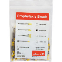 Prophylaxe Bürste, 100 darab, gelb, ISO 035, RA, Flamme