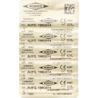 Diamant AuFG 198, gyémántcsiszoló, zöld, ISO 014, 5 darab