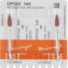Diamantpolierer DPO02/05 Packung 2 darab, braun ISO 040, HP