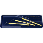 Micro Debrider, Gyökérkezelo műszer (kézzel), fogantyú egyik végen - műanyag ISO 20, Nemesacél - műanyag, 2%, 3 darab