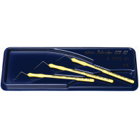 Micro Debrider, Gyökérkezelo műszer (kézzel), fogantyú egyik végen - műanyag ISO 20, Nemesacél - műanyag, 2%, 3 darab