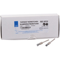 TOPDENT ezüst drótkefével - csomagoló darab 12 HP, sima, vastagsága 0,08 mm