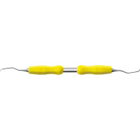 DEPPELER Gracey Küretten Nano-Profil - 1 db, Figur 5/6, ADEP Griff, sárga - 5HG6+ADEP