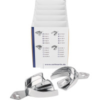 ERGOLOCK Retenciós Peremű Lenyomatkanál - 5 darabos készlet, felső, 5 kanál alsó - 410/411SET