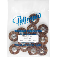 Miniaturbürste Packung 6 Bürsten Roßhaar, Ø 21 mm, unmontiert