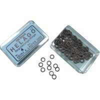 HELAGO Gummiringe für Regulierung, 10 darab, grau, 4 mm