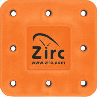 Bohrerständer - Stück für 8 Instrumente, neonorange, 3,8 x 3,8 x 1,3 cm - 50Z400Q