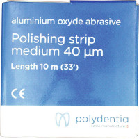 Abrasive Polishing Strip - Rolle 10 m db in Spender kék, 40 µm - 5501
