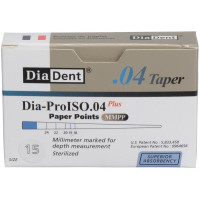 DiaDent® Dia-Pro papírcsúcs, Taper.04, ISO 015, 100 darab