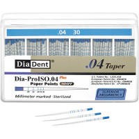 DiaDent® Dia-Pro papírcsúcs, Taper.04, ISO 030, 100 darab