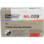 DiaDent® ML.029™ Gutta Percha Points - Packung 120 Stück ISO 015-040 - ML101-691 DiaDent® ML.029™ Gutta Percha Points - Packung 120 Stück ISO 015-040 - ML101-691