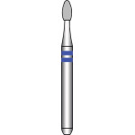Diamanten 379Z, gyémántcsiszoló, kék, ISO 014, FG, 2 darab