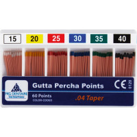 FKG Guttapercha Sortiment, Taper.04 ISO 015-040, 60 darab