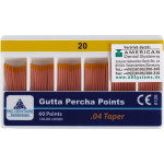 FKG Guttapercha Taper.04 ISO 020, 60 darab FKG Guttapercha Taper.04 ISO 020, 60 darab