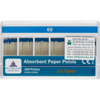 FKG Papírcsúcs, Taper.02 ISO 060, 200 darab