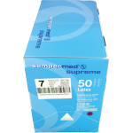 Sempermed® supreme - csomag 50 pár púdermentes, naturweiß, méret 7 - 3000006092