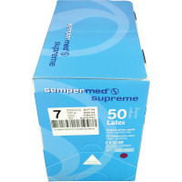 Sempermed® supreme - csomag 50 pár púdermentes, naturweiß, méret 7 - 3000006092